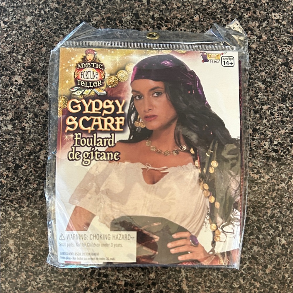 Gypsy Head, Scarf, purple